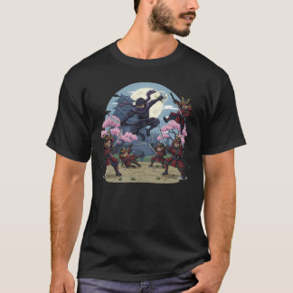 Camiseta Ninja versus Samurai