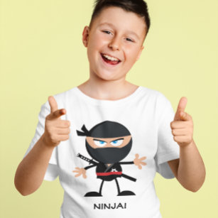 Camiseta Ninja Warrior Cartoon