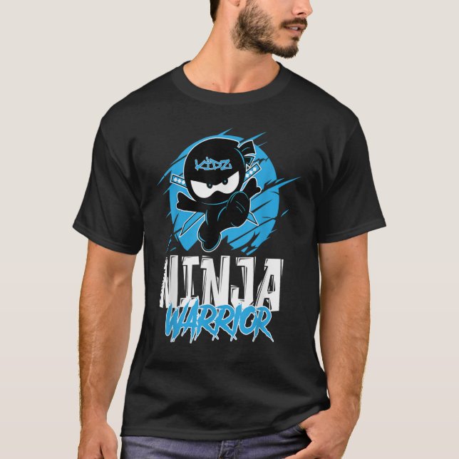 Camiseta Ninja Warrior Para Kidz (Frente)