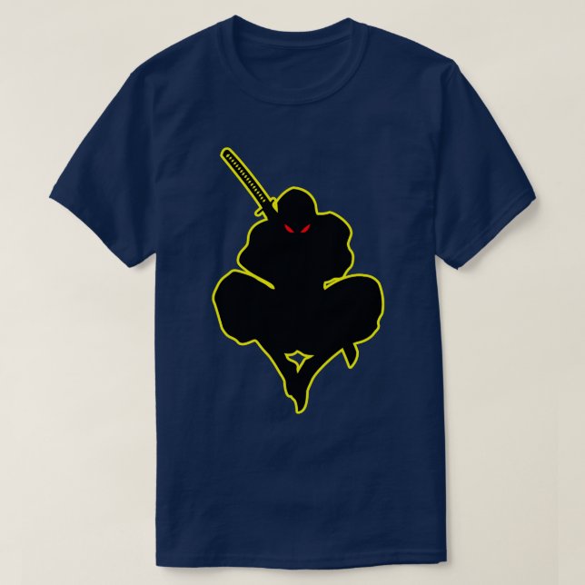 Camiseta Ninja Warrior Shadow (Frente do Design)