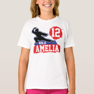 Camiseta Ninja Warrior Theme Birthday Girl