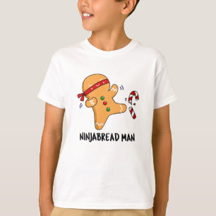 Camiseta Ninjabread Man Funny Gingerpão Pun