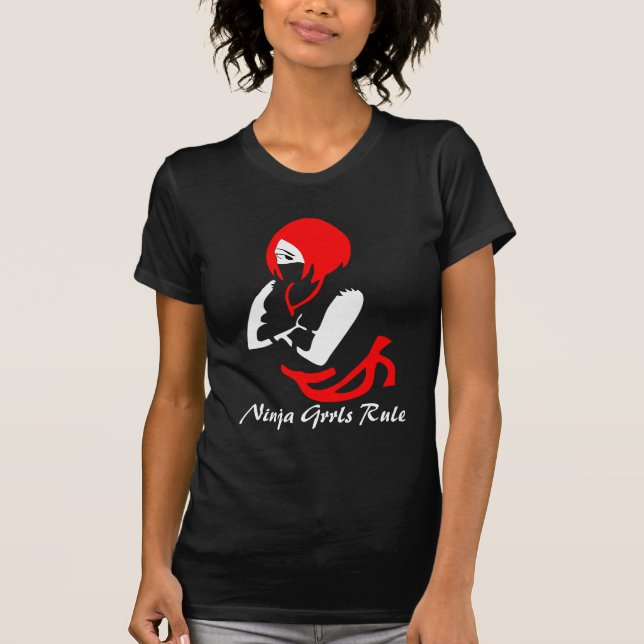 Camiseta NinjaGrrl (Frente)