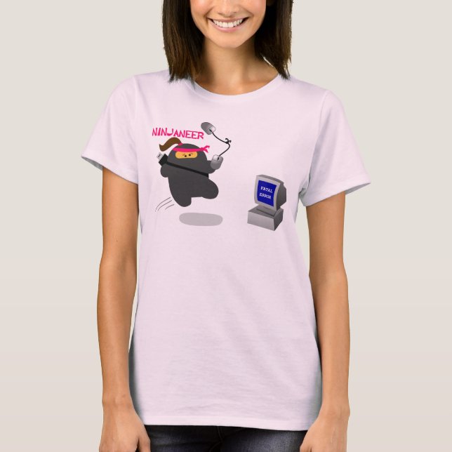 Camiseta Ninjaneer vs. Fatal Error - Lady shirt (Frente)