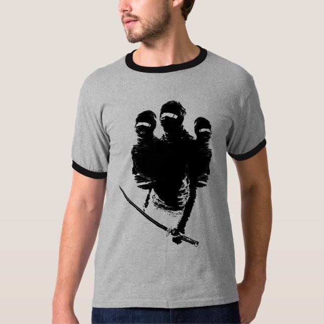 Camiseta ninjas dos tres (Frente)