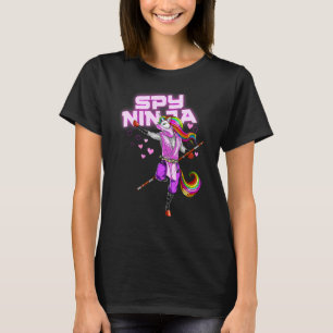 Camiseta Ninjas Gamer Ninja Ninja Boy Gir de Espião legal