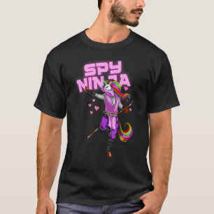 Camiseta Ninjas Gamer Ninja Ninja Boy Gir de Espião legal