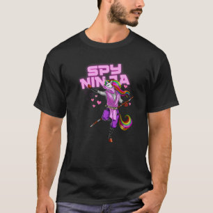Camiseta Ninjas Gamer Ninja Ninja Boy Gir de Espião legal