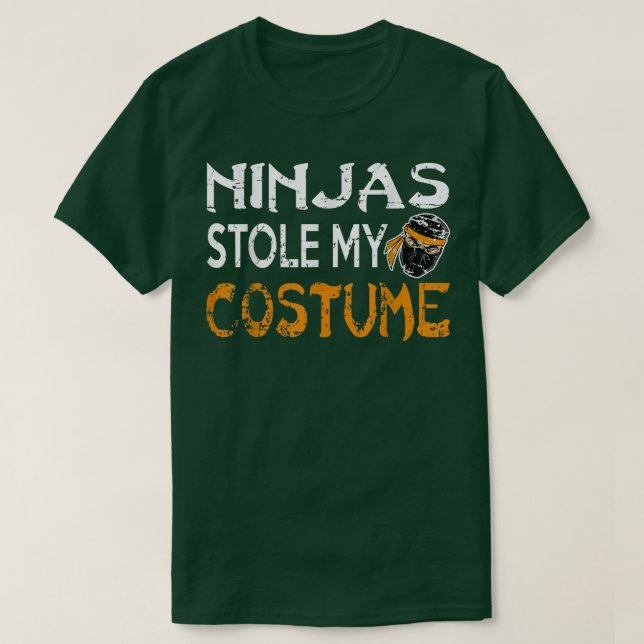 Camiseta Ninjas Roubou Minha Freguiça Engraçado Alternativo (Frente do Design)