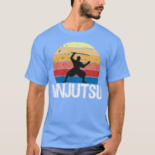 Camiseta ninjutsu autodefesa luta contra o presente de vint