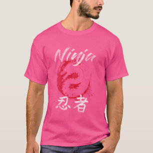 Camiseta Ninjutsu Bujinkan Dragon Símbolo ninja Dojo treina