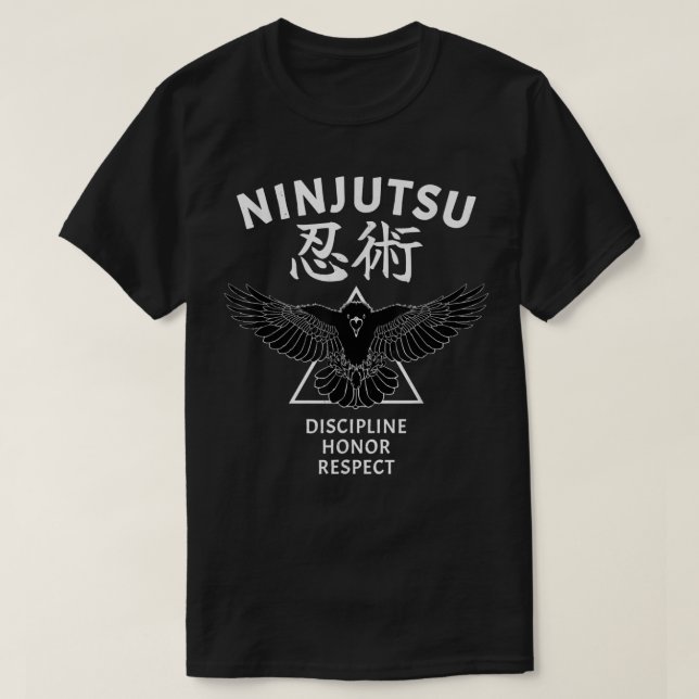 Camiseta Ninjutsu Raven (Frente do Design)
