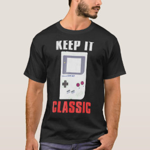 Camiseta Nintendo Game Boy Mantenha-O Gráfico De Jogadores