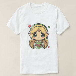 Camiseta Nintendo Legend of Zelda Princesa Zelda Chibi