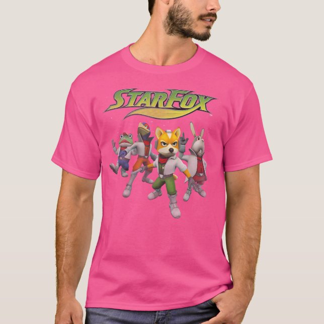 Camiseta Nintendo Star Fox Group Shot (Frente)