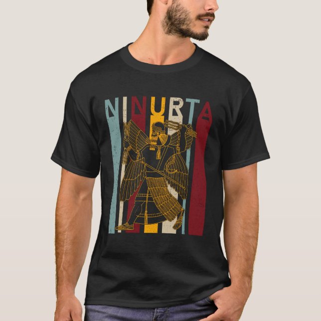 Camiseta Ninurta Espiros Assírios Antiga Síria Assur Sumer (Frente)