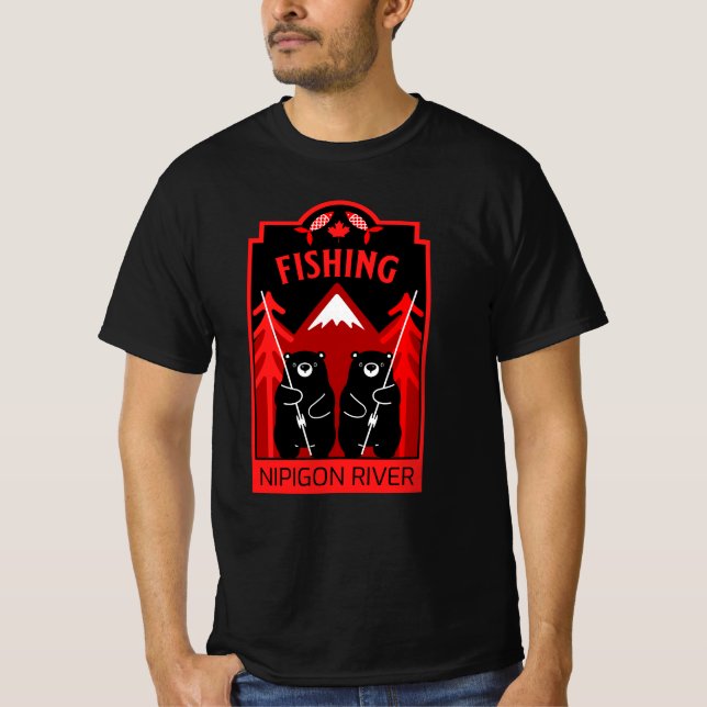 Camiseta Nipigon River Fisheries Canada (Frente)