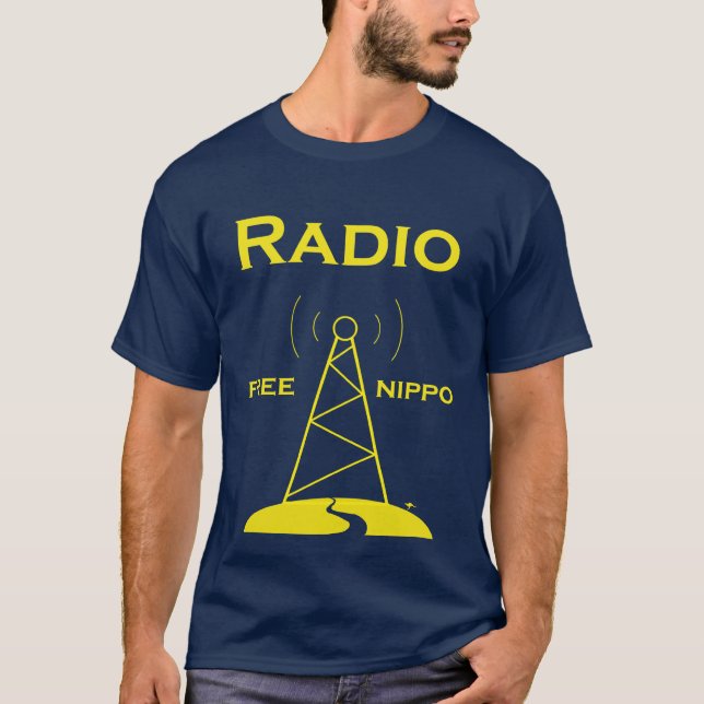 Camiseta Nippo livre de rádio (Frente)
