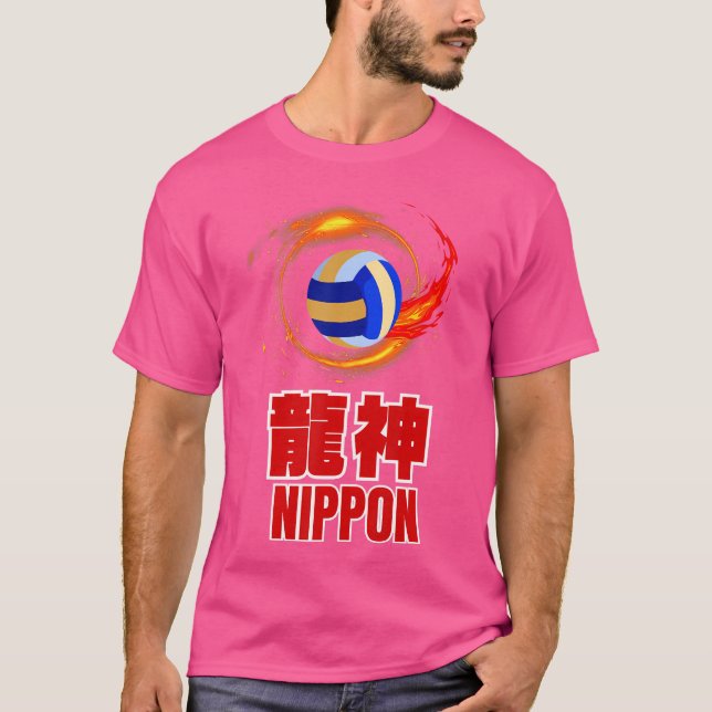 Camiseta Nippon Japão: Voleibol masculino (Frente)