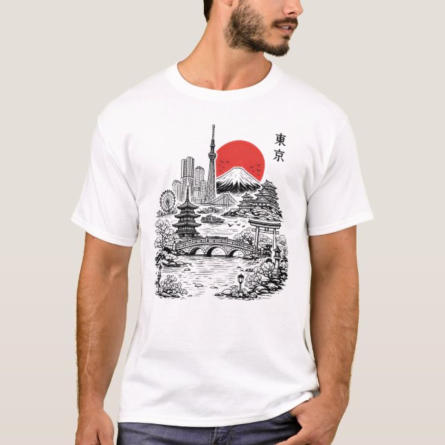 Camiseta Nippon Sakura Tokyo Sakura  (Frente)