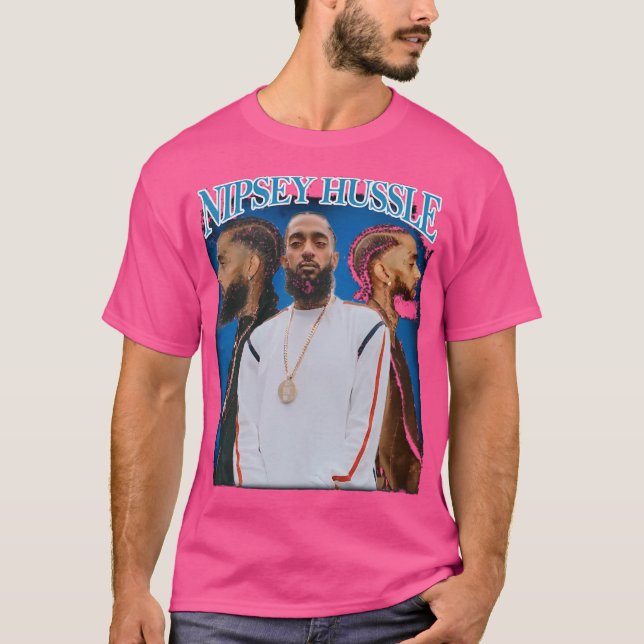 Camiseta Nipsey Hussle Retro Collage (Frente)