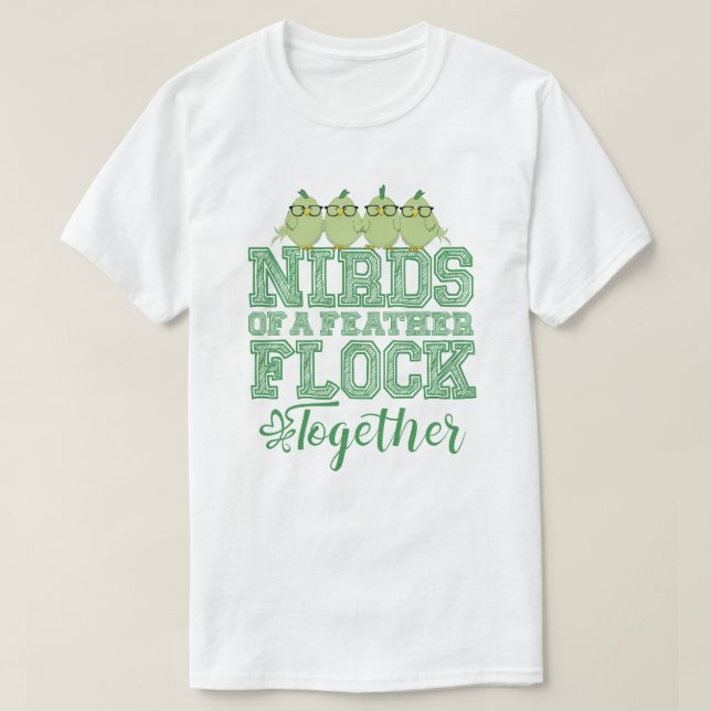Camiseta Nirds de uma pena (Frente do Design)