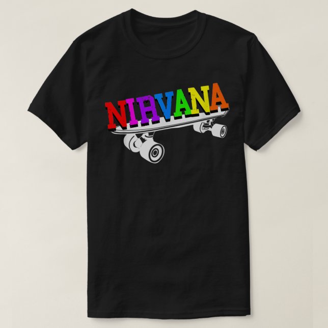 Camiseta Nirvana Skateboard  (Frente do Design)