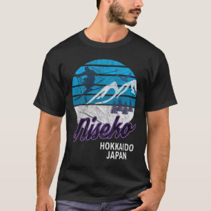 Camiseta Niseko Hokkaido Island Japan Ski Resort Snowboardi