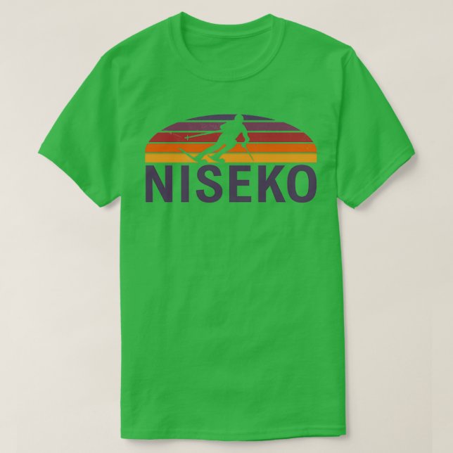 Camiseta Niseko Hokkaido Island Japão Ski Resort Snowboard  (Frente do Design)