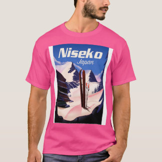 Camiseta Niseko Hokkaido vintage style poster