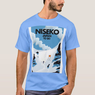 Camiseta Niseko Japan ski impressão