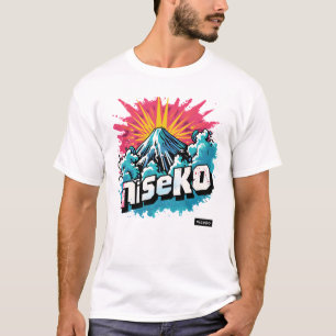 Camiseta Niseko Retro Ski Blast - Hip Winter Resort Tee