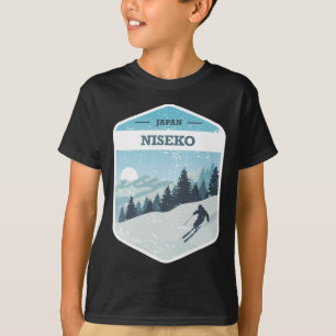 Camiseta Niseko Ski Resort Japão Ilha Hokkaido Snowboardi