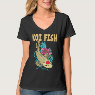 Camiseta Nishikigoi Japonês Tradicional Koi Fish Koi Fish K