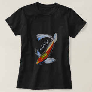 Camiseta Nishikigoi word for Koi Japonês carp art