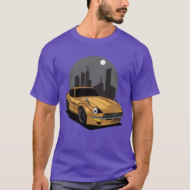 Camiseta Nissan 240z 260z 280z Fairlady Z JDM SPORTS CAR vi (Frente)