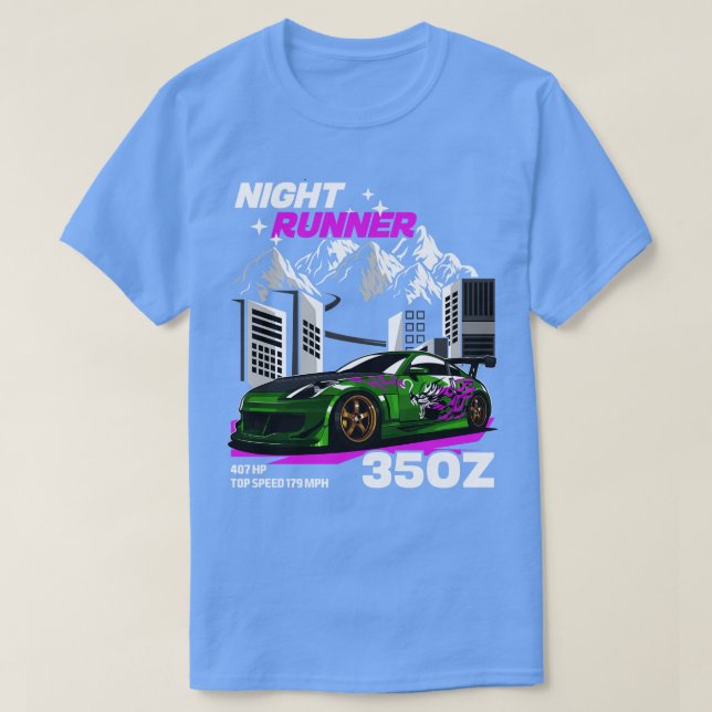 Camiseta Nissan 350z Night Runner NFSU2 (Frente do Design)