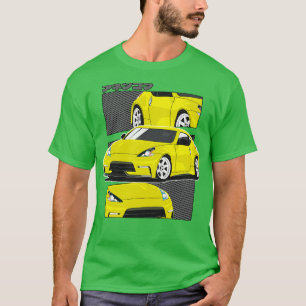 Camiseta Nissan Amarelo 370z