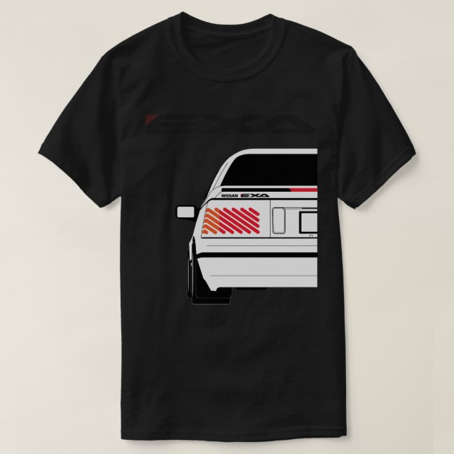 Camiseta Nissan Exa Coupe White (Frente do Design)