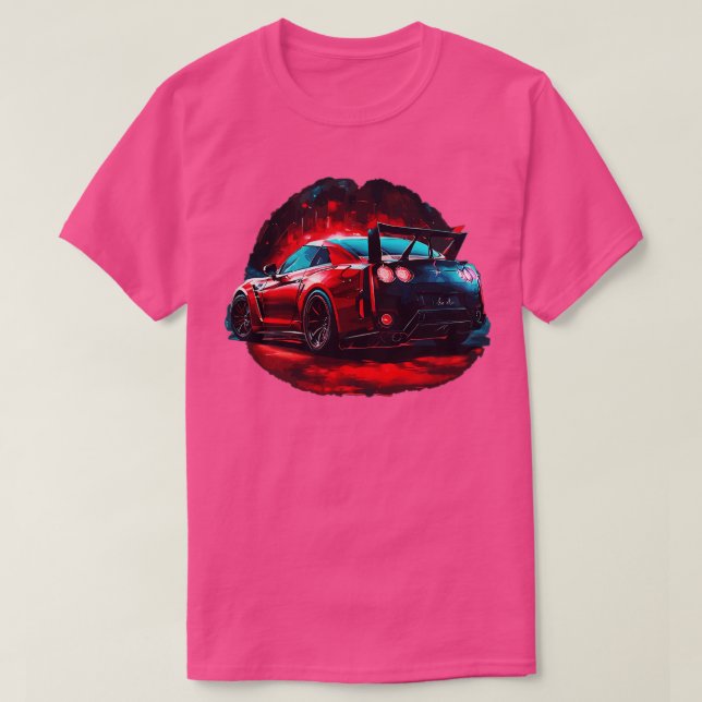 Camiseta Nissan GTR 4 (Frente do Design)