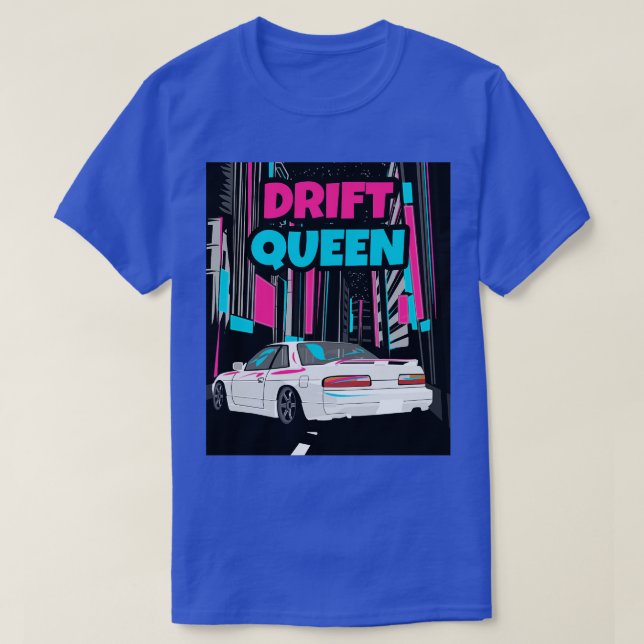 Camiseta Nissan Silvia s13 Drift Queen (Frente do Design)