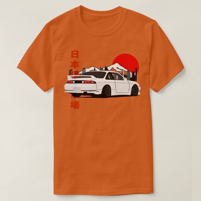 Camiseta Nissan Silvia S14 Back View (Frente do Design)