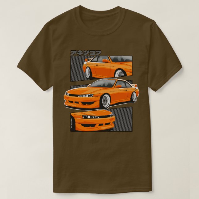 Camiseta Nissan Silvia s14 Kouki (Frente do Design)