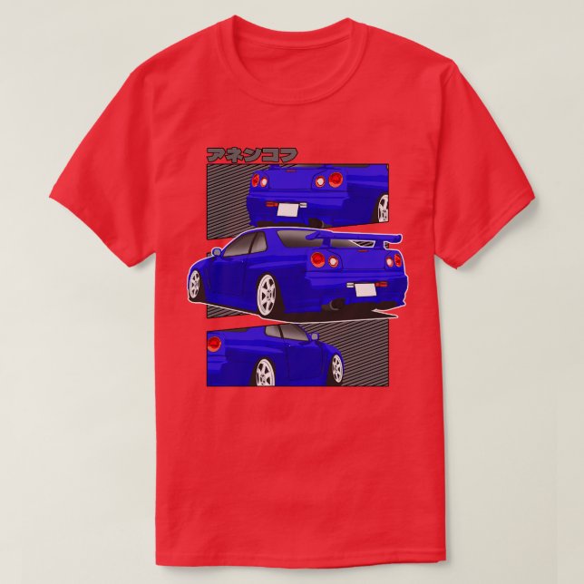 Camiseta Nissan Skilyne GTR r34 (Frente do Design)