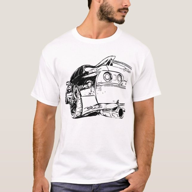 Camiseta Nissan SKYLINE Graphic (Frente)