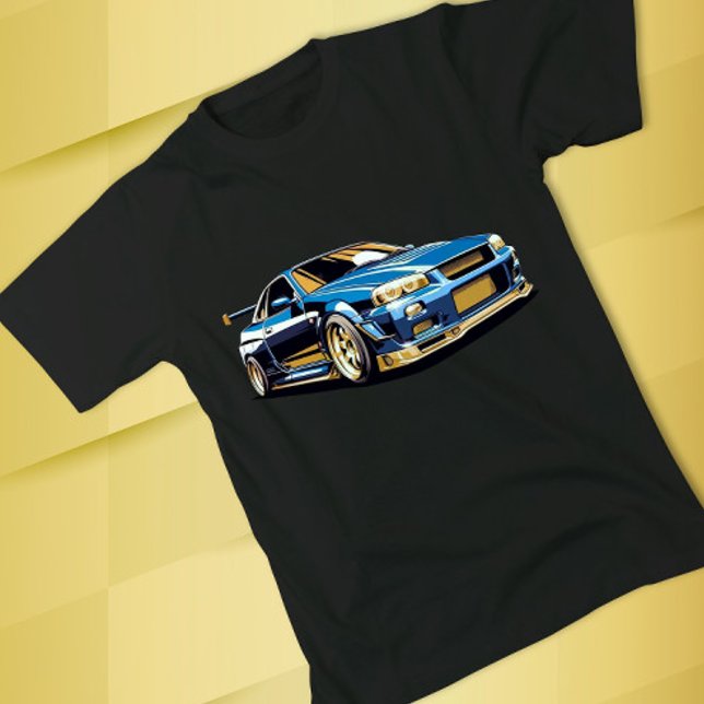 Camiseta Nissan Skyline GT-R34 Sportscar (Criador carregado)