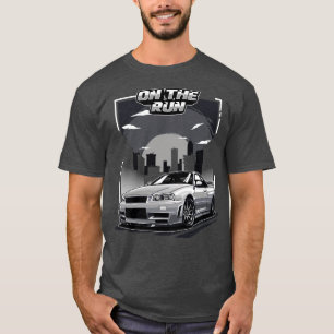 Camiseta Nissan Skyline GTR R34 Na Execução