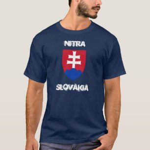Camiseta Nitra, Eslováquia com casaco de armas