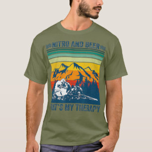 Camiseta Nitro E Cerveja Que É A Minha Arraste De Motocicl