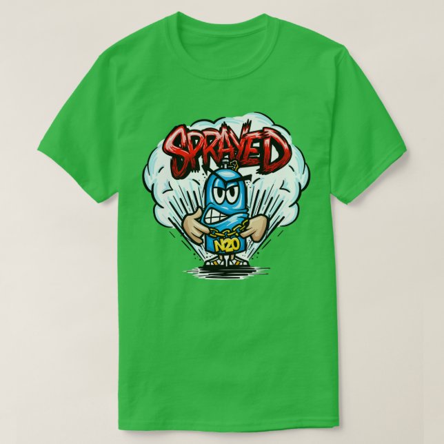 Camiseta Nitrous Sprayed (Frente do Design)